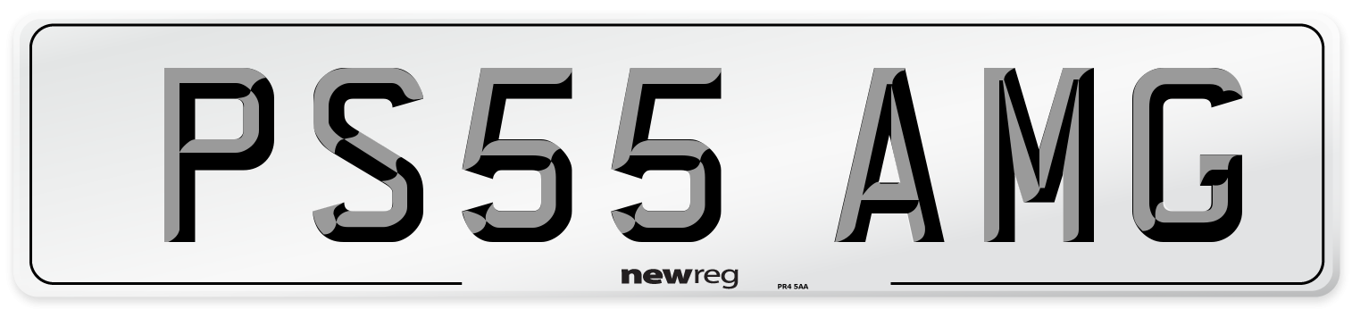 PS55 AMG Number Plate from New Reg